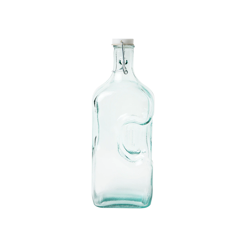 Botella de frigorífico de cristal reciclado de 2l.